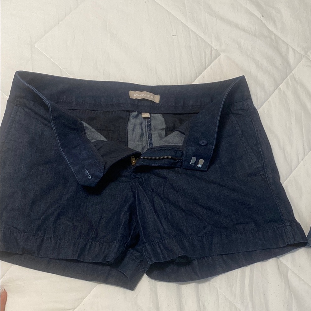 Women's Blue Denim Shorts